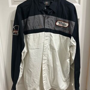 Harley Davidson Large Dress Shirt
